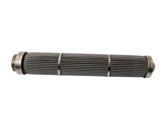 Vácuo de aço inoxidável que alimenta o elemento de filtro hidráulico para o compressor de ar