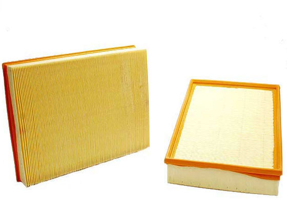 o filtro de ar 17801-37021 do plutônio 4.0L, o filtro de ar quadrado amarelo ISO9001 aprovou