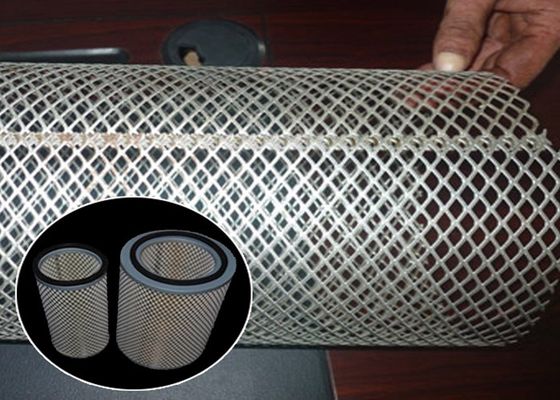 o ar da poeira de 0.8mm galvanizou a produção do elemento de filtro de Mesh Air Filter Material For do filtro do metal
