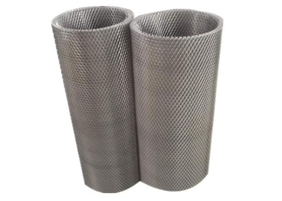 A placa de aço engrossou o metal Mesh Diamond Tensile Expansion Galvanized decorativo de 0.4mm