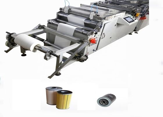 a fabricação automotivo de plissamento giratória do filtro 500kg faz à máquina 1800X1030X900mm