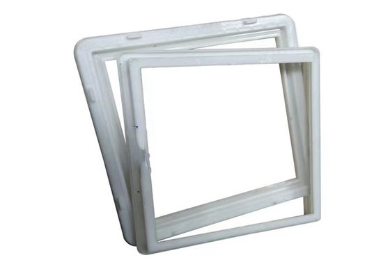 O ar do molde do plutônio filtra o branco material para o material dos PP da empilhadeira