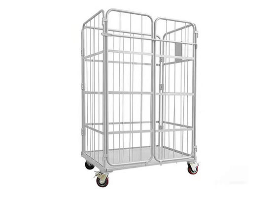 Móvel de pulverização plástico de Mesh Storage Cages 50x100 do fio do retorno da logística