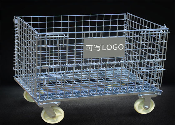 Gaiola galvanizada 6.4mm convencional da pálete do metal