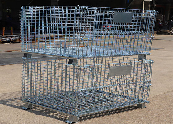 quadro multifuncional galvanizado do armazenamento da gaiola da pálete do metal do mergulho 50 * 50 quente