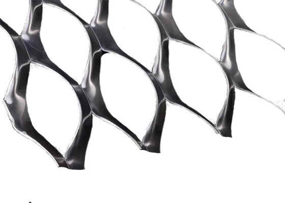 Diamond Shaped Hole 3.0mm Mesh Ceiling Of Curtain Wall de alumínio decorativo