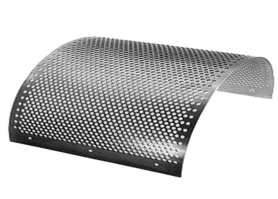 Placa de aço inoxidável decorativa redonda do furo 0.5mm Mesh Ventilation Heat Dissipation Sieve