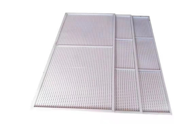 suporte de exposição decorativo da placa de Mesh Fixed On Wall Orifice do metal do fio de 0.6mm