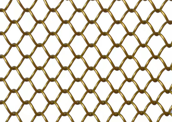 Mesh Various Colors de aço 0.4mm decorativo inoxidável