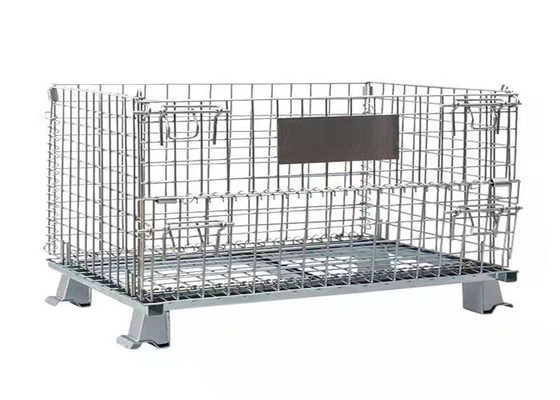 50*100 que classifica a gaiola dobrável do metal da cesta de fio de 6.4mm