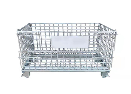 Fio dobrável móvel Mesh Cage With Roller Butterfly do empilhador 5mm