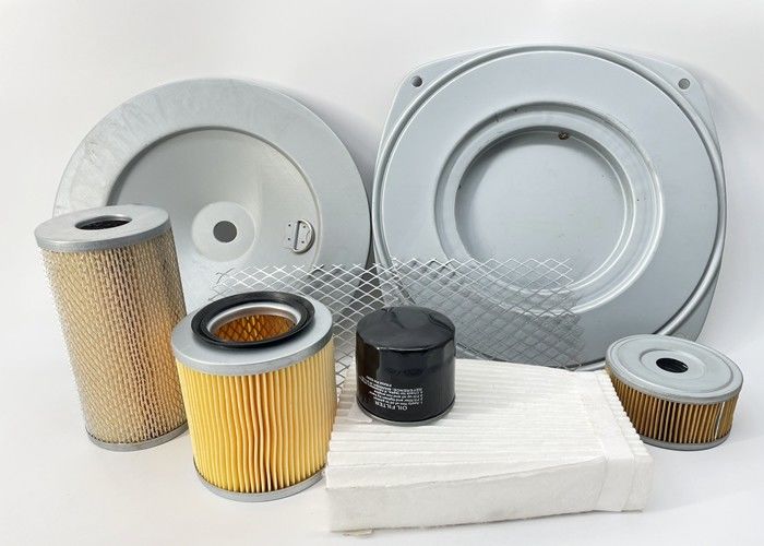 o diâmetro interno personalizado dos tampões de extremidade 323.85mm do filtro galvanizou o material de aço