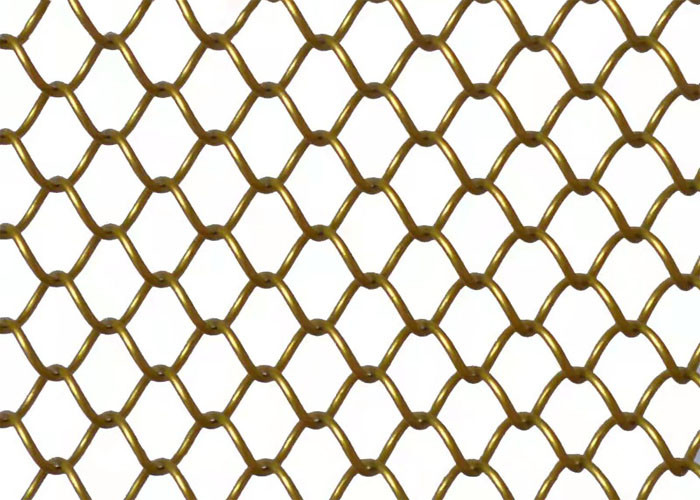 Mesh Various Colors de aço 0.4mm decorativo inoxidável