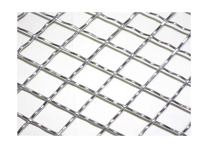 Fio tecido Diamond Hole Corrugated Metal Crimped Mesh Decorative Steel Plate