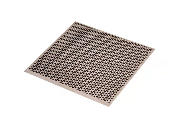 Placa de suspensão decorativa de Mesh Mobile Phone Pendant Tool do metal da exposição 0.35mm da placa do furo